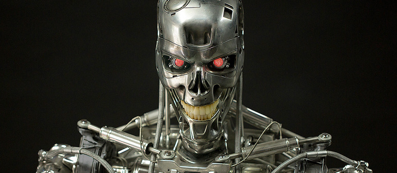 Life-Size Terminator Statue