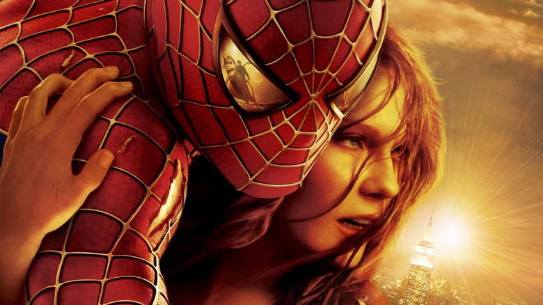 Tobey Maguire and Kiersten Dunst as Spider-Man and Mary Jane Watson in "Spider-Man 2"