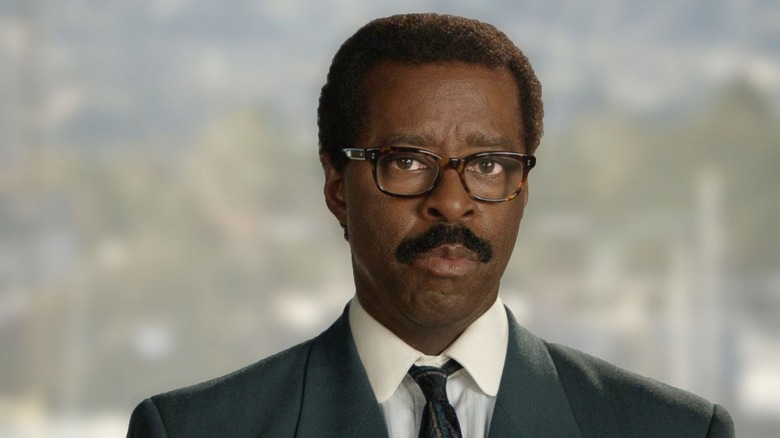 Courtney B. Vance is serious as a double homicide as Johnnie Cochran in The People v. O.J. Simpson: American Crime Story