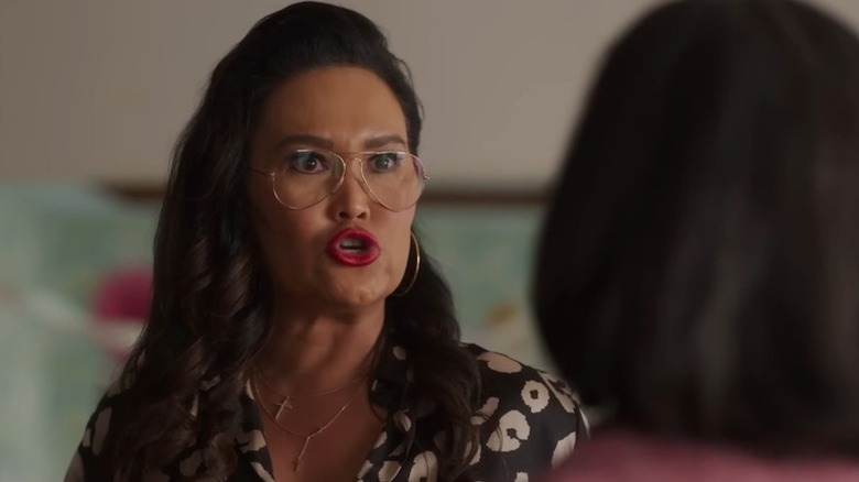 Tia Carrere is perturbed as Tita Teresa in Easter Sunday