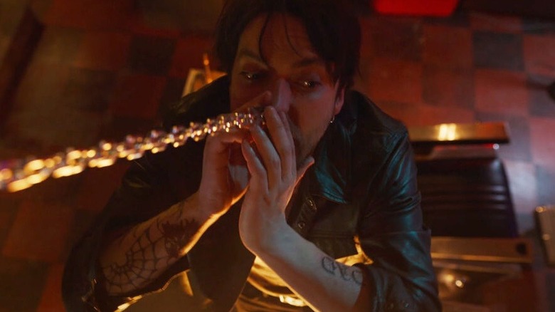 Richard Harmon gets his nose ring with a series in the final blood lines of the final destination