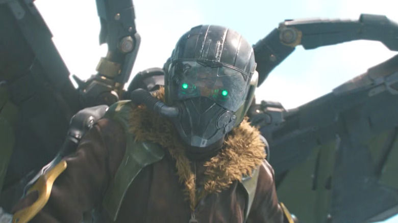 The Vulute with his mask on in Spider-Man: Homecoming