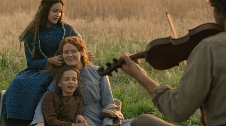 The Ingalls spend a lovely time in the meadow in Little House on the Prairie
