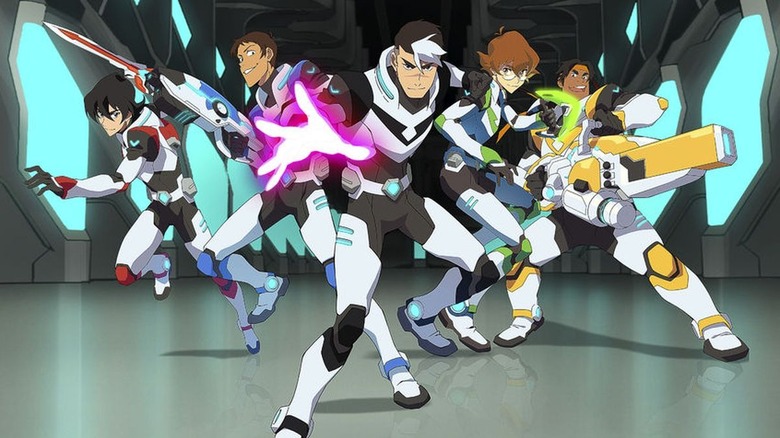 The cast of Voltron: Legendary Defender