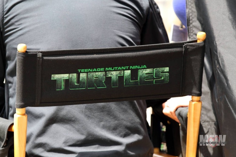 MEGAN FOX am Set von 'Teenage Mutant Ninja Turtles'
