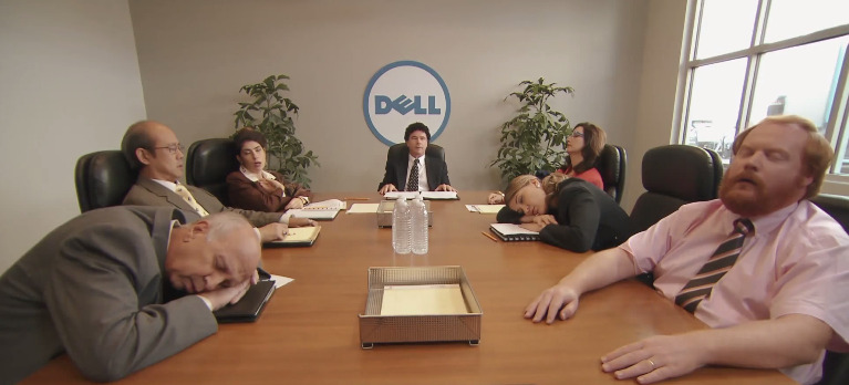 Steve Jobs parody Michael Dell