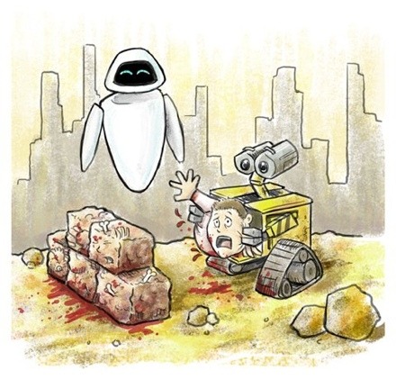 LOL: Unused WALL-E Concept Art.