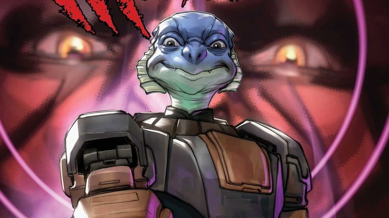 Looti Vario smiling on the cover of the Star Wars: Shadow of Maul comic book