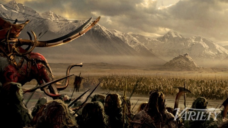 Helm's Deep battlefield concept art