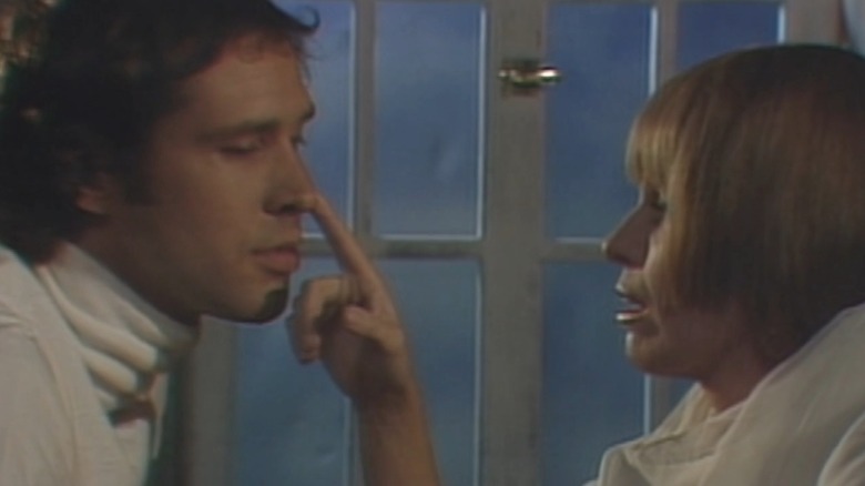 SNL, Chevy Chase and Louise Lasser starring in an Ingmar Bergman parody movie sketch