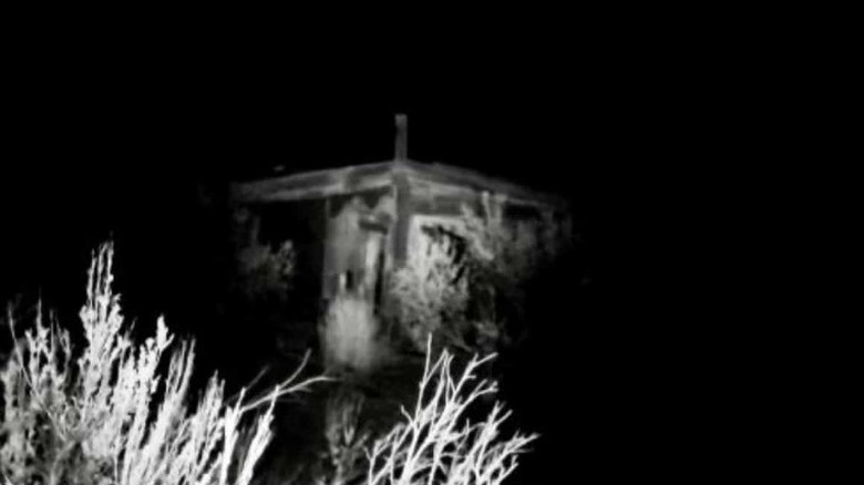 Dark cabin Horror in the High Desert