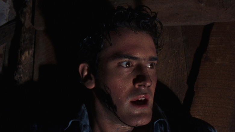 Bruce Campbell in The Evil Dead