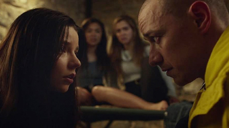 Anya Taylor-Joy and James McAvoy in Split