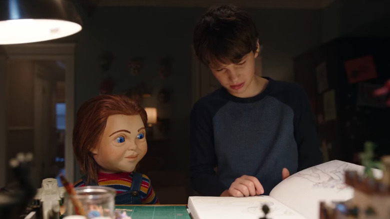 Mark Hamill and Gabriel Bateman in Child's Play
