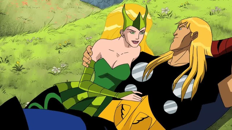 Avengers Earth's Mightiest Heroes Echantress and Thor