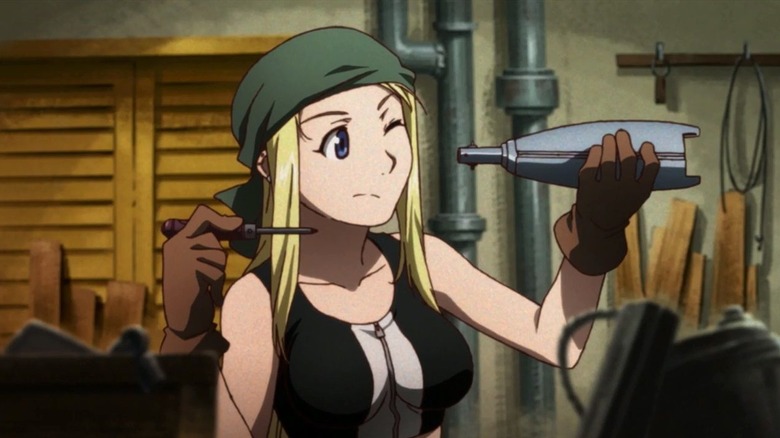 Fullmetal Alchemist Brotherhood Winry mechanic