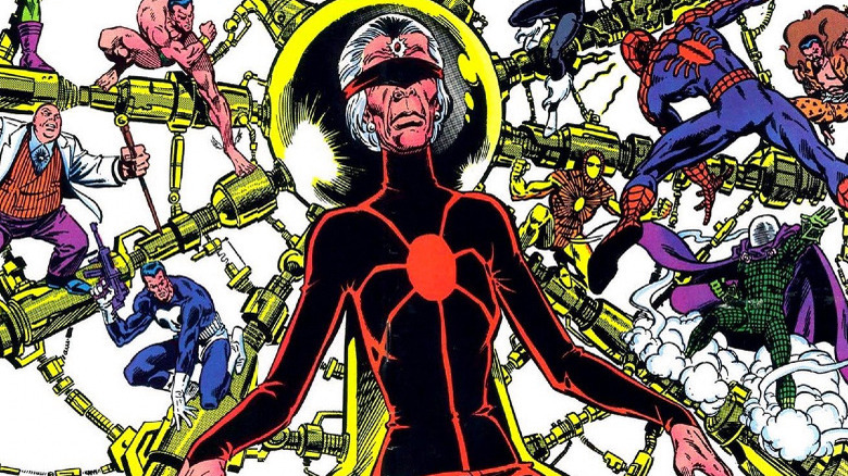 Madame Web comic book artwork