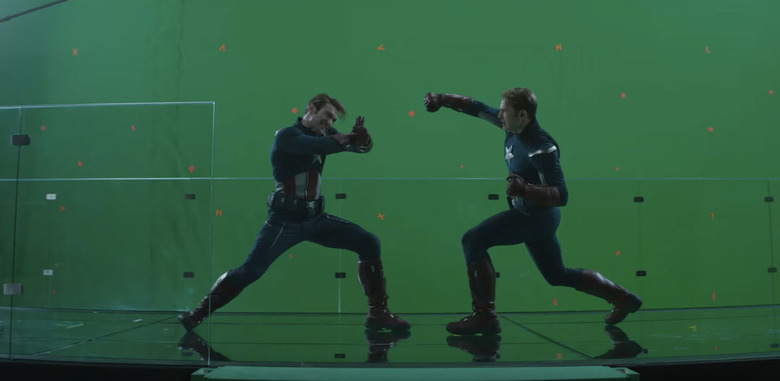 Making of the Captain America vs Captain America Fight