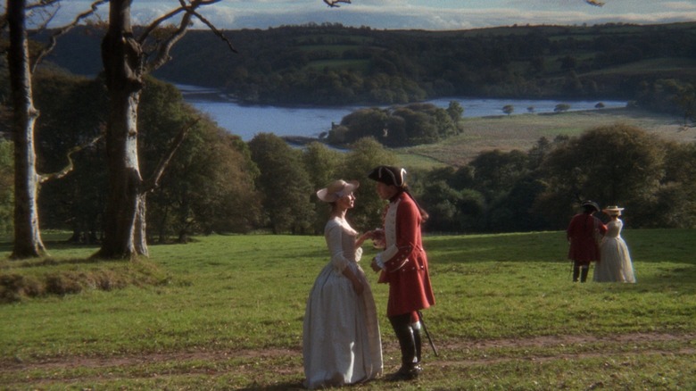 Gay Hamilton and Leonard Rossiter in Barry Lyndon