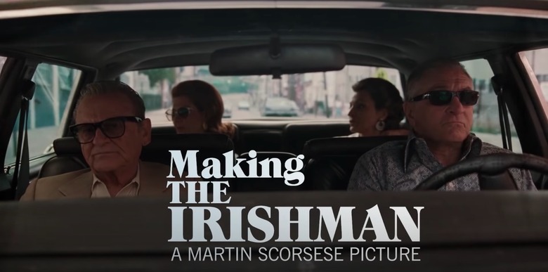 making the irishman featurette