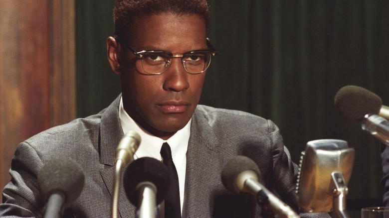 Denzel Washington as Malcolm X