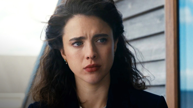 Margaret Qualley looks concerned as Maya in Love of Your Life
