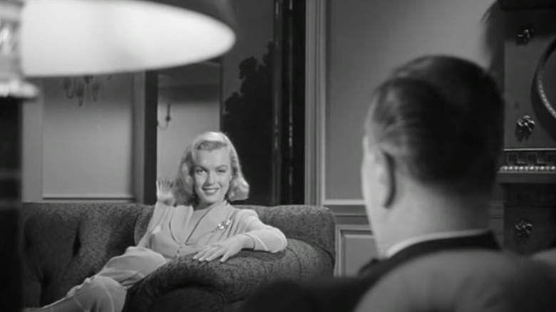 Asphalt Jungle Monroe Calhern chatting