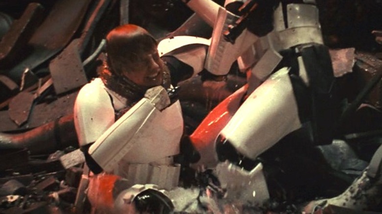 Mark Hamill and Harrison Ford in Star Wars: Episode I -- A New Hope