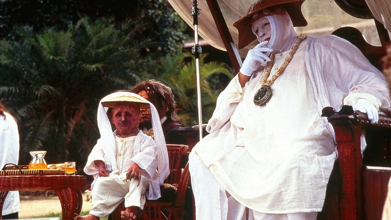 Dr. Moreau and Majai in The Island of Dr. Moreau