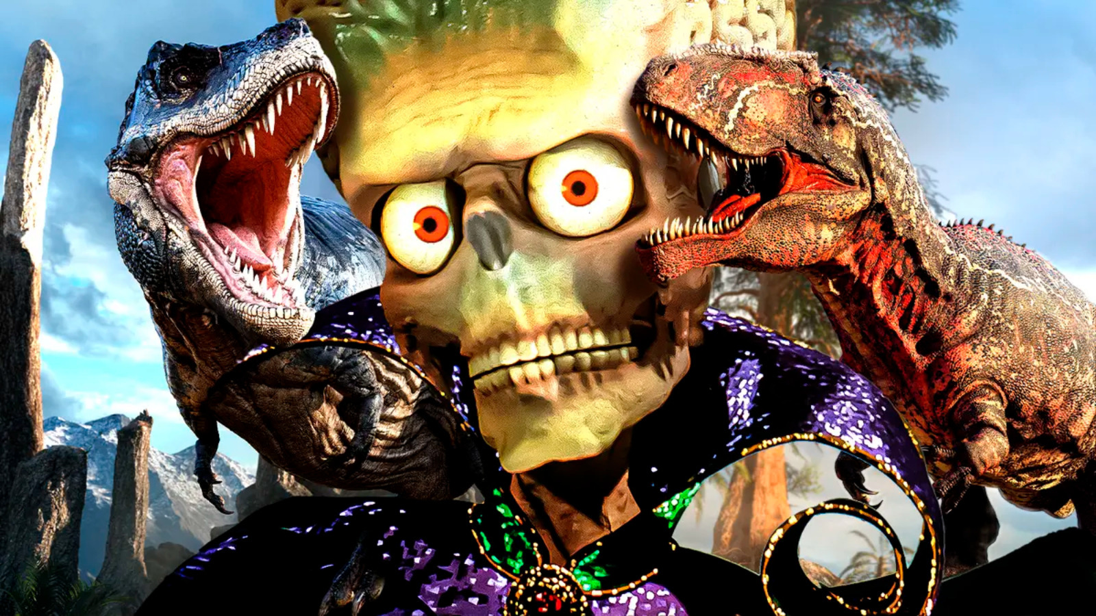 Mars Attacks Was Originally About A Dinosaur Attack (But The Lost World Changed That) – /Film