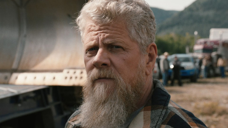 Randall Clegg (Michael Cudlitz) looking angry on "Marshals."