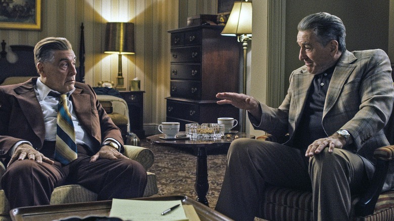 Al Pacino and Robert De Niro in The Irishman