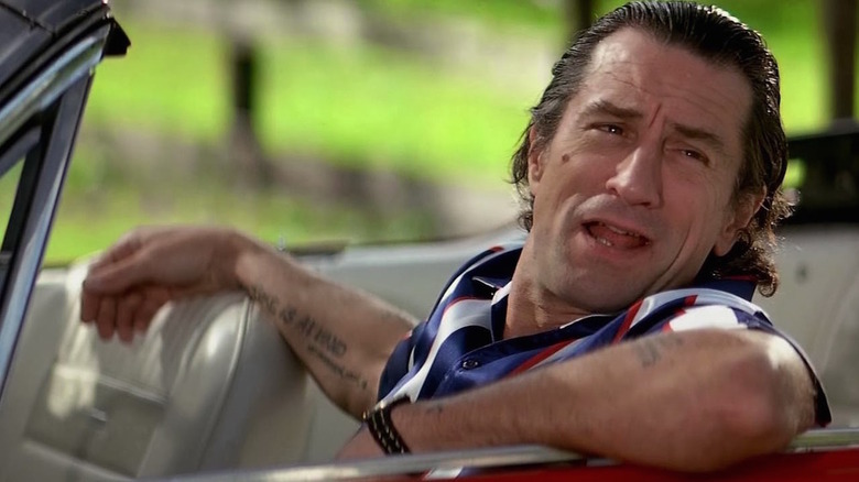 Robert De Niro looking amused as Max Cady in Cape Fear