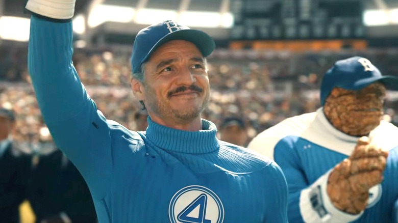 Reed Richards and Ben Grimm on a baseball field in Avengers: Doomsday