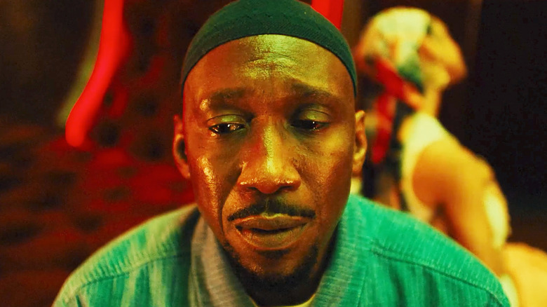 Mahershala Ali's Latif is seen in closeup crying in Your Mother Your Mother Your Mother