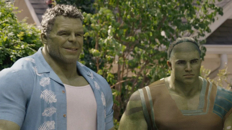 Hulk introduces his son from Sakaar, named Skaar, in She-Hulk (2022)