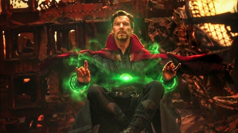 Doctor Strange using Time stone