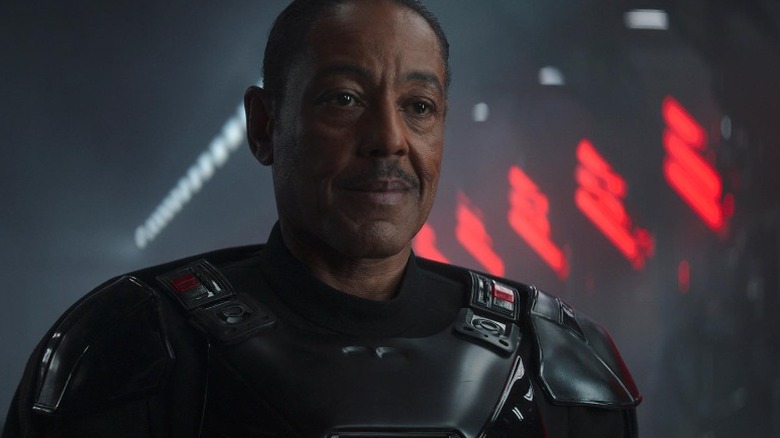Moff Gideon in armor