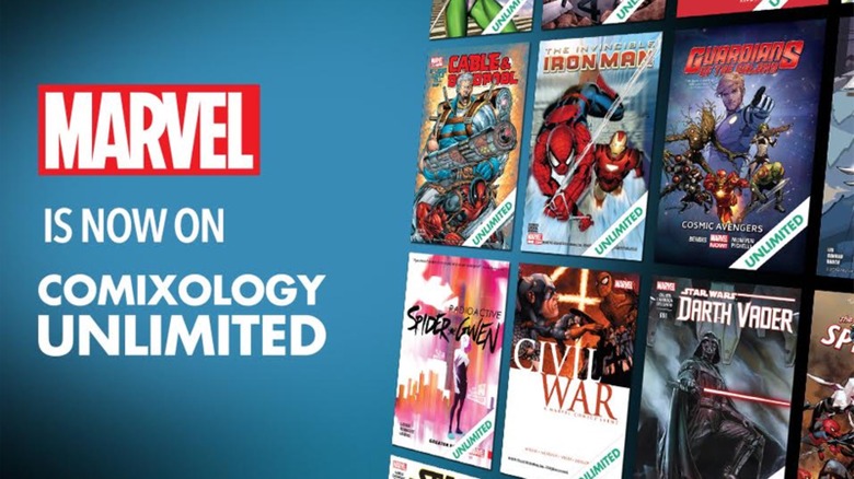 marvel on comixology unlimited