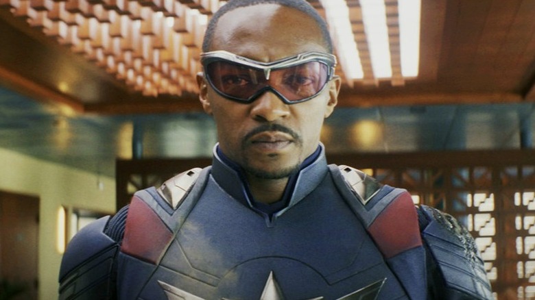 Anthony Mackie as Sam Wilson/Captain America in Captain America: Brave New World