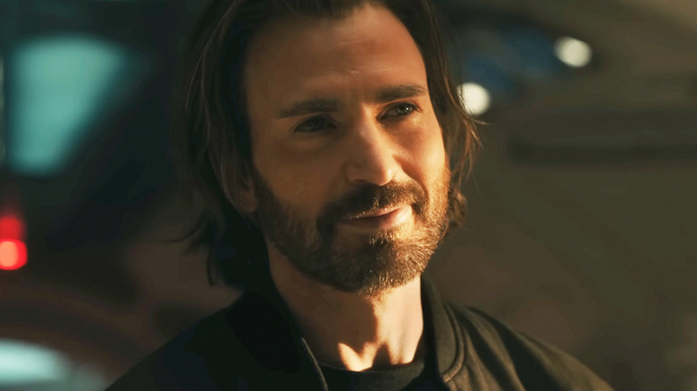 Chris Evans' Steve Rogers smiles in closeup in Avengers: Doomsday
