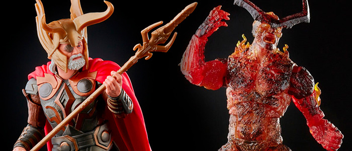 Marvel Legends Thor Action Figures - Odin and Surtur