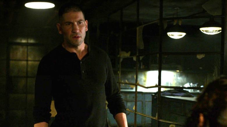 The Punisher interrogates