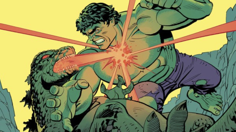 Godzilla vs Hulk Leonardo Romero variant cover