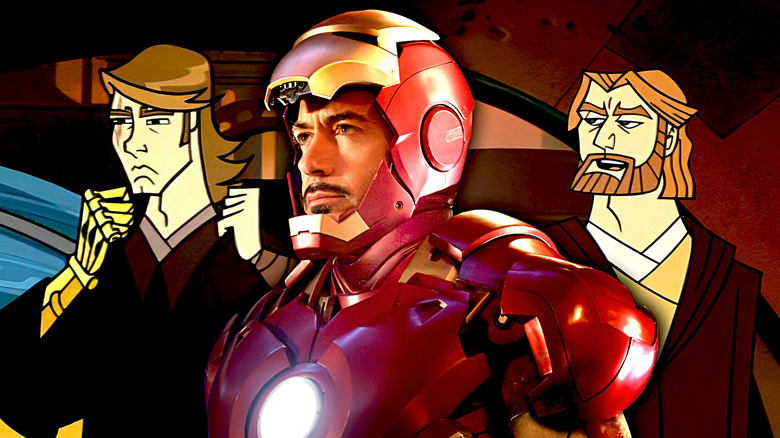 Robert Downey Jr. Iron Man 2003 Star Wars Clone Wars Genndy Tartakovsky Anakin Skywalker Obi-Wan Kenobi