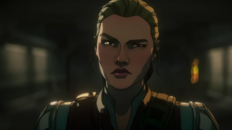 Florence Pugh's Yelena Belova looking suspicious on Marvel Zombies