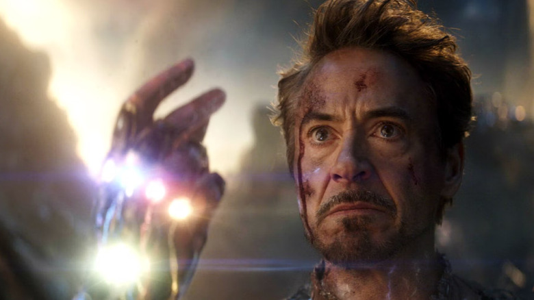Robert Downey Jr as Tony Stark in Avengers: Endgame