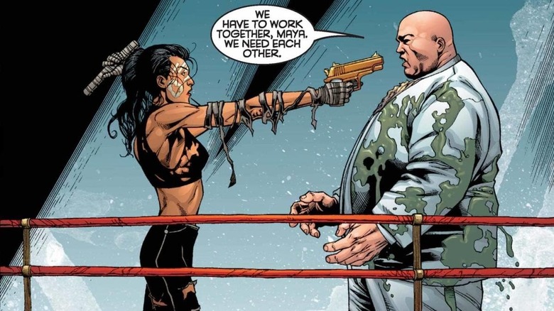 Echo and Kingpin in Marvel Comics