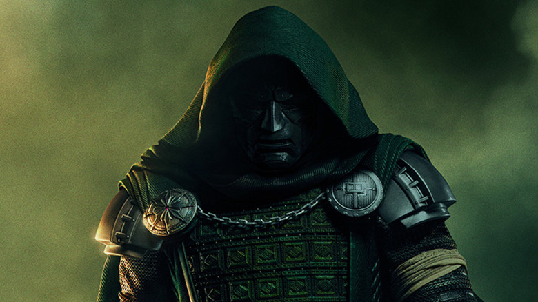 Doctor Doom on the poster for Avengers: Doomsday