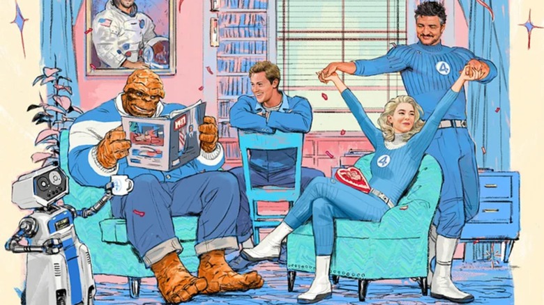 Joseph Quinn, Vanessa Kirby, Pedro Pascal, The Fantastic 4